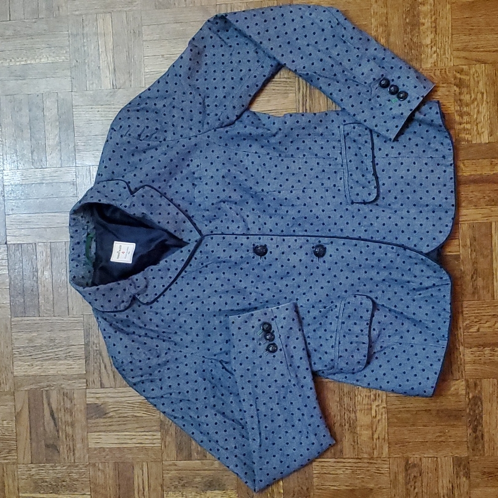 Gap Academy Blazer Chambray with Dots Size 4